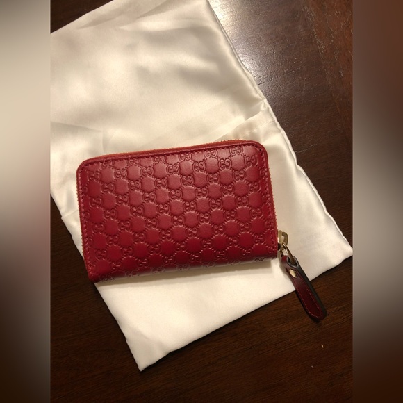 MicroGuccissima Card Holder, Red - Picture 1 of 5